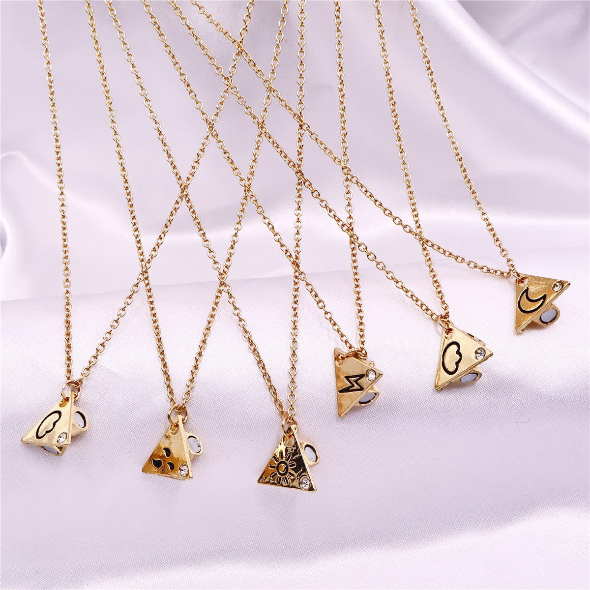 6‑Piece Weather Element Best Friend Necklaces✨