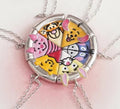 6‑Piece Winnie Cartoon Split Puzzle Best Friend Necklaces🍯