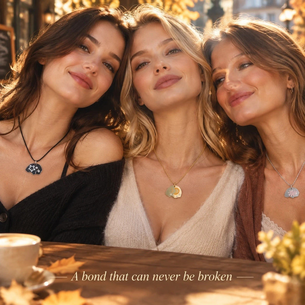 Mejores Amigas Tríos Sol Estrella Luna Colgantes BFF Separables☀️⭐🌙
