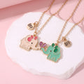 Two Besties Cute Elephant Best Friend Necklaces🐘