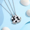 Two Bestie Soccer Ball Best Friend Necklaces⚽